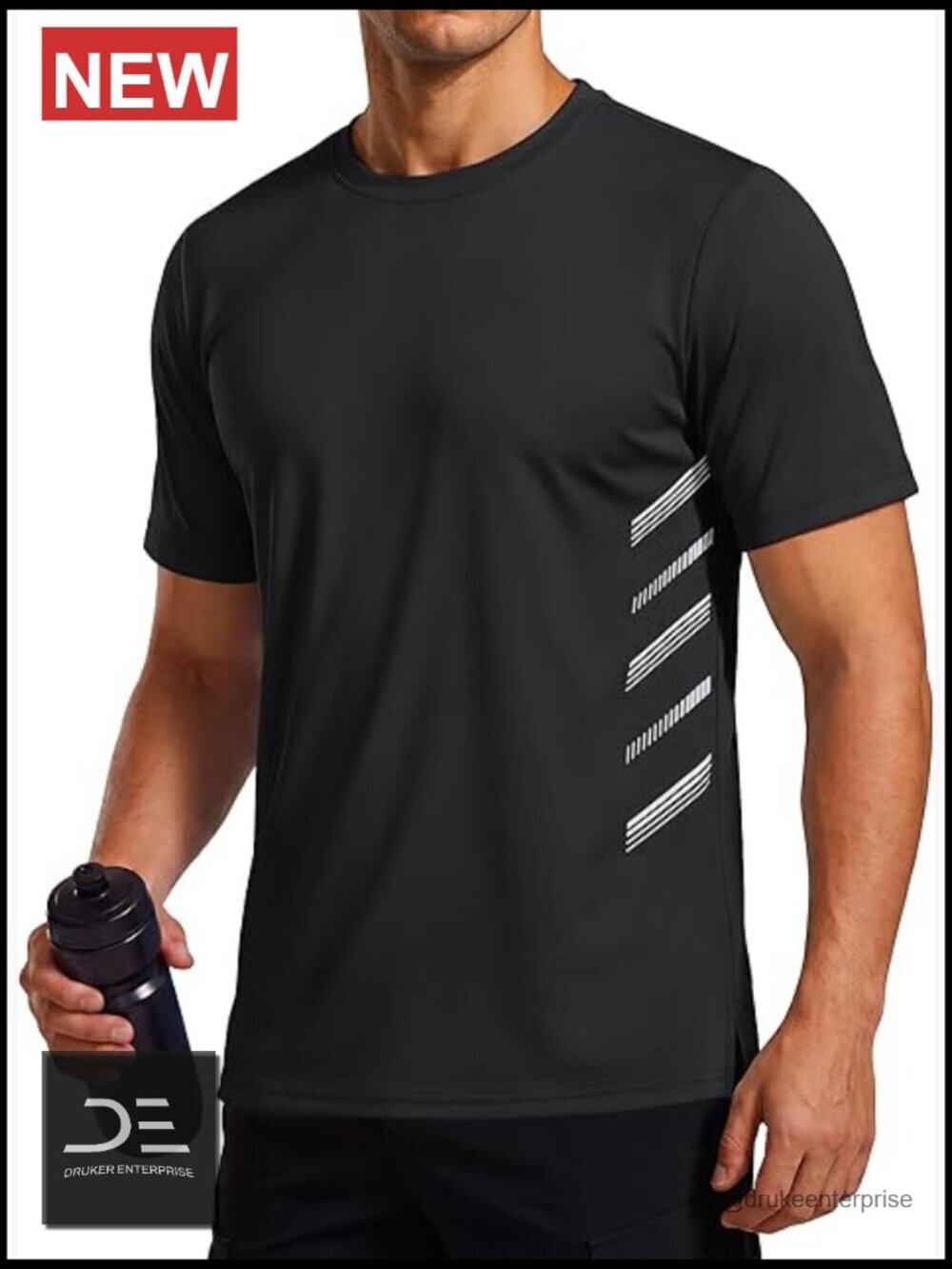 Men's Athletic Short Sleeve Workout T-Shirt Dry Fit UPF 50+ Breathable Gym Tee